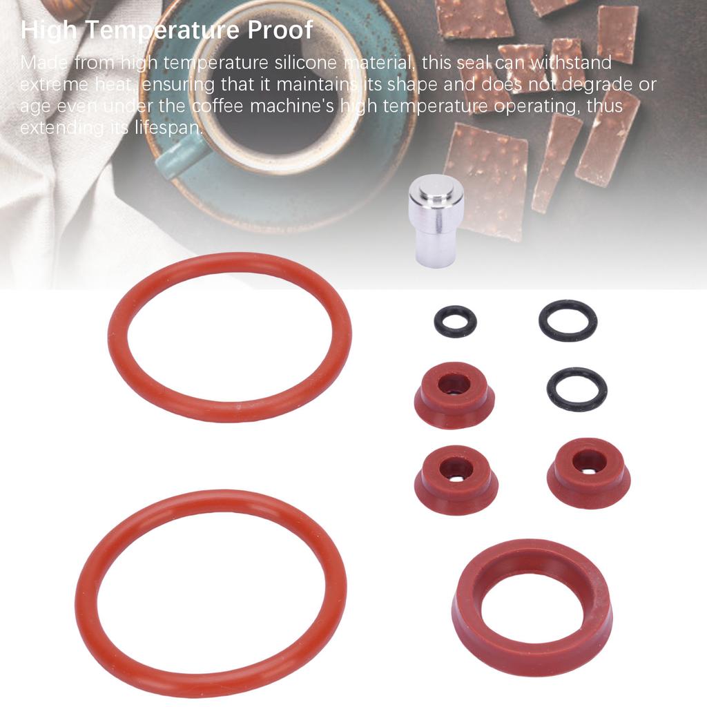 Kaffeemaschine O-Ring Dichtung Hitzebeständig Verschleißfest Verhindert Auslaufen Lange Lebensdauer Silikon O-Ring Dichtung Ersatz für Jura