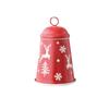 Wrought Iron Open Christmas Bell Hand Crank Can Ring Large Bell Christmas Tree Decoration Pendant
