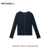 Northern Deer Summer Knit Cardigan, 59% Cotton, 33.3% Triacetate, 7.7% Linen - Cool & Breathable, Style 261158