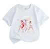 Kids Boys Girls 100% Cotton Crew Neck Short Sleeve T-Shirt,