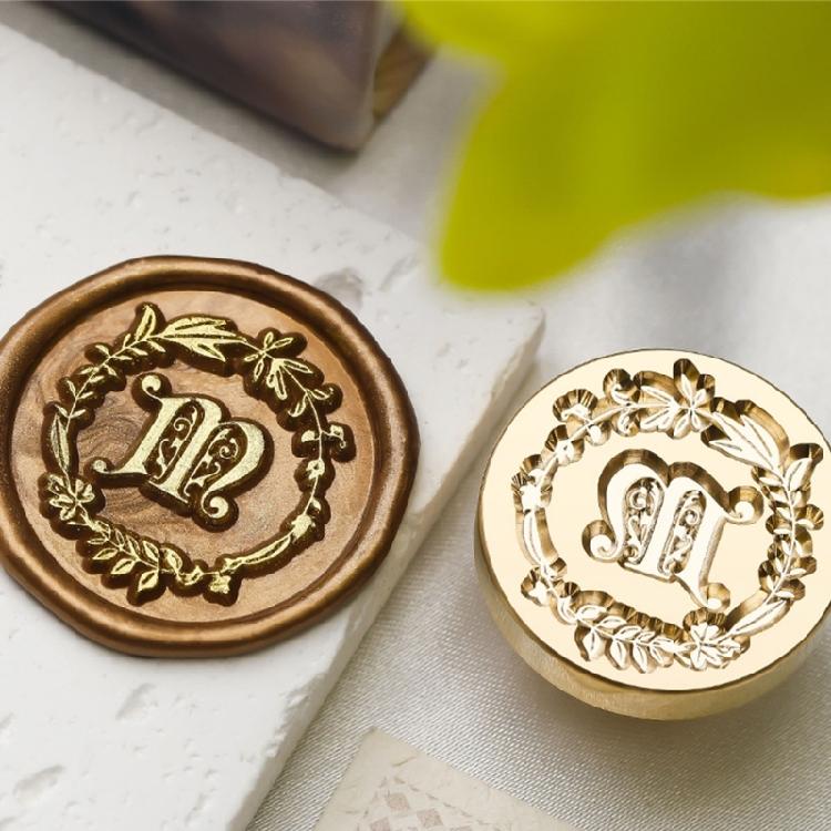 Metall Wachssiegel Stempel Briefserie Siegelwachs Stempel für Umschläge Karten Brief