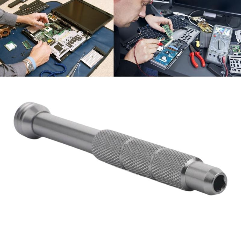 Magnetic Screwdriver Handle Holder Aluminium Alloy Repair Hand Tool Fit for 4mm Hexagon Durable Electronics Repair