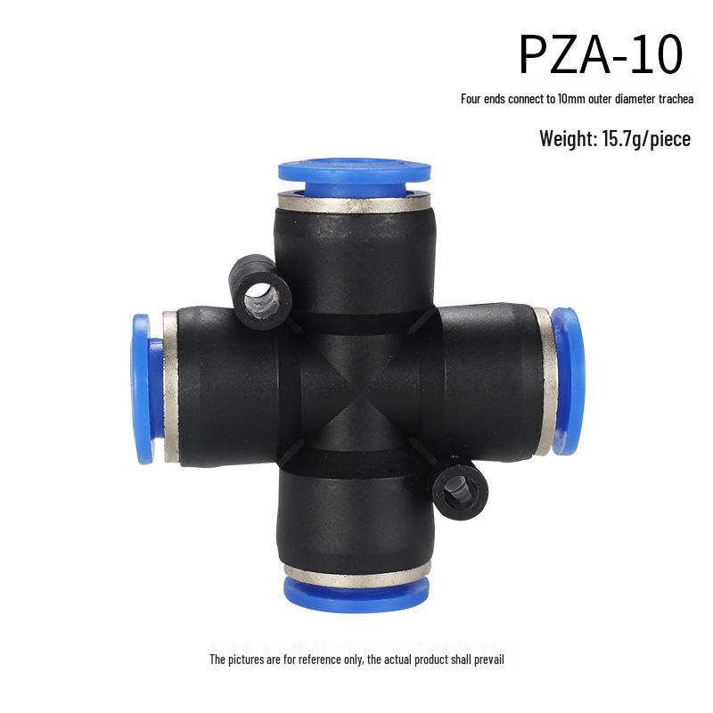 High-Pressure PE Tee & Reducer Pneumatic Quick-Fit Fittings for Air Pipe