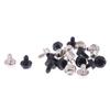New  100Pcs Toothed Hex Computer PC Case Hard Drive Motherboard Mounting Screws For Motherboard PC Case CD-ROM Hard Disk