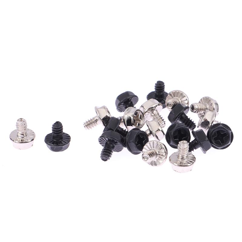 New 100Pcs Toothed Hex Computer PC Case Hard Drive Motherboard Mounting Screws For Motherboard PC Case CD-ROM Hard Disk
