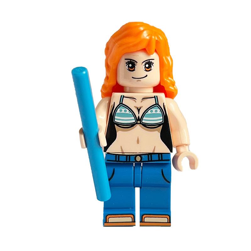 Ninja Warrior Superhero Doll With Weapon Single Building Block Assembly Toy