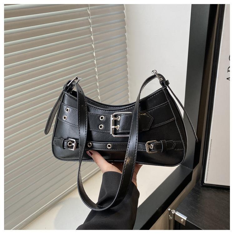 2025 Simple Rivet Fashion Spring New Trend Foreign Personality Design Shoulder Crossbody Underarm Bag Woman
