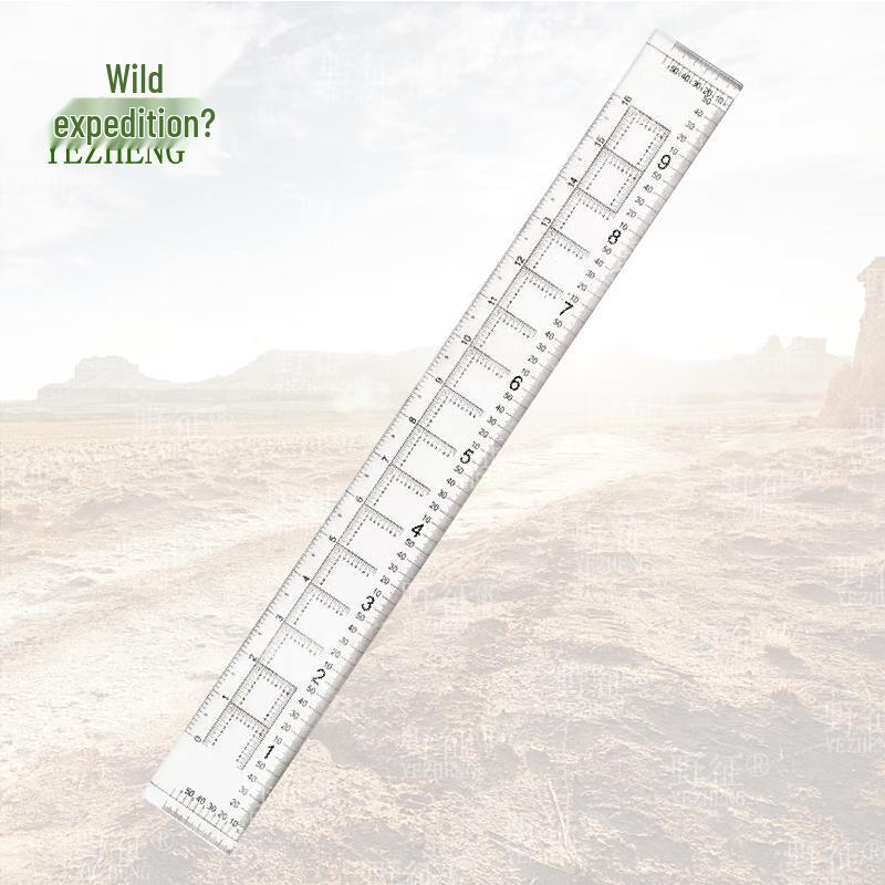 Yezheng 1:50,000 Map Latitude Longitude Ruler