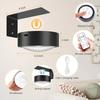 3 x Magnetic Remote Controlled Board Light, Rechargeable Wireless LED Table Lights, 3 Colours and Timer Function