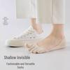 Women's Summer Cotton Five-Toe No-Show Socks – Odor-Proof, Seamless, Heel-Grip, Low-Cut and Lightweight
