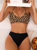 2025 Leopard Print Sexy Split Bikini Swimsuit for Women - European & American Style