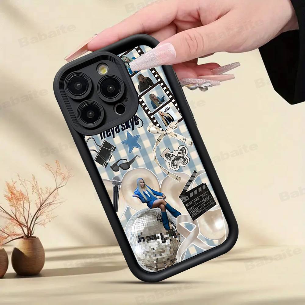 Sänger F-Freya Skye Silikon Weiche Handyhülle Für IPhone 17 16 14 13 12 11 15 Pro Max Plus Air Cover