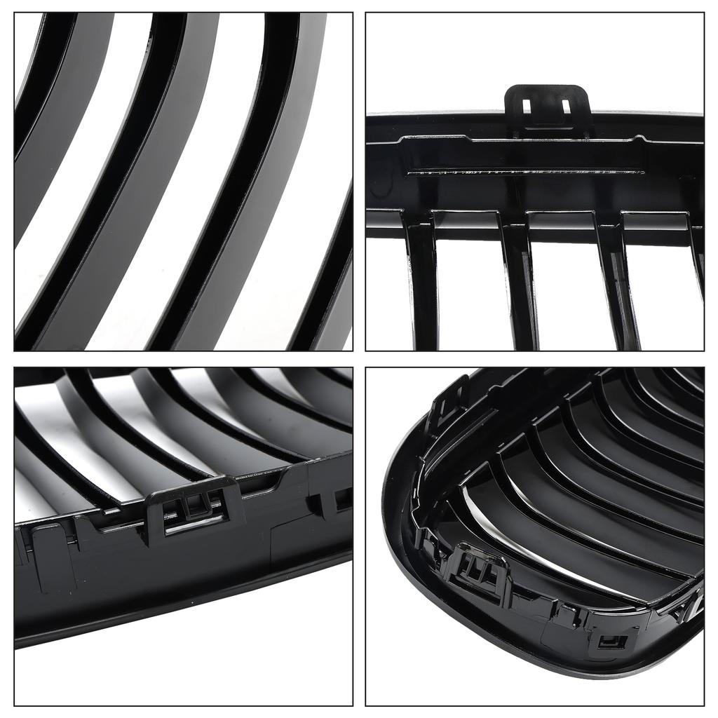 Lesklá černá přední maska mřížka pasuje na BMW řady 2 Gran Tourer F45 F46 2015-2018