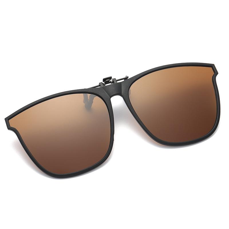 Polarized Clip On Sunglasses Men Women Pochromic Car Driver Goggles Night Vision Glasses Anti Glare Vintage Square Glasses