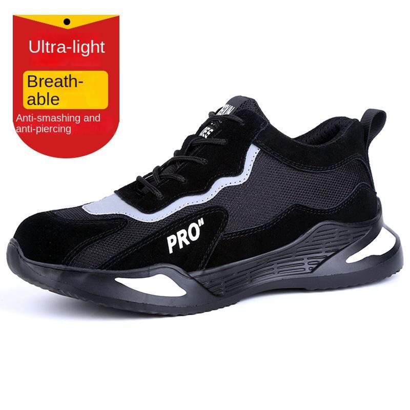 Labor Insurance Shoes Are Smash-proof and Puncture-proof, Steel Baotou Breathable Safety Shoes, Labor Insurance Shoes for Men