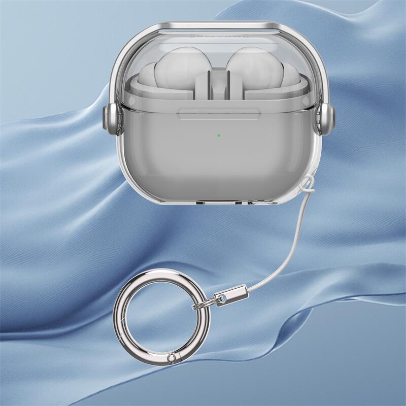 For Samsung Galaxy Buds3 FE () / Buds3 Pro () / Buds 3 Earphone Cover with Hook Headphone Bags For Galaxy Buds 3 FE