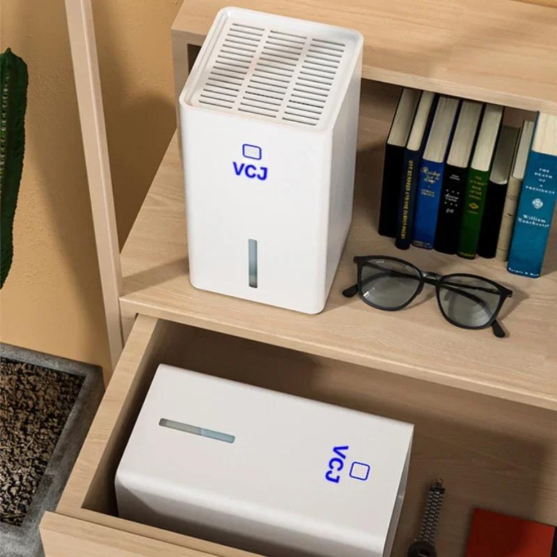 Air Dehumidifier Mute Moisture Absorbers Machine 1100ML Water Tank Home Dehumidifier For Bathroom Basement Air Dryer For Indoor