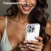 For iPhone 16 Pro Max Case Compatible with MagSafe Clear PC+TPU Shockproof Phone Back Cover