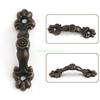 24TE 10 Pcs 43x10mm Box Handle Zinc Alloy Knob Arch Tracery Drawer Wooden Jewelry Box