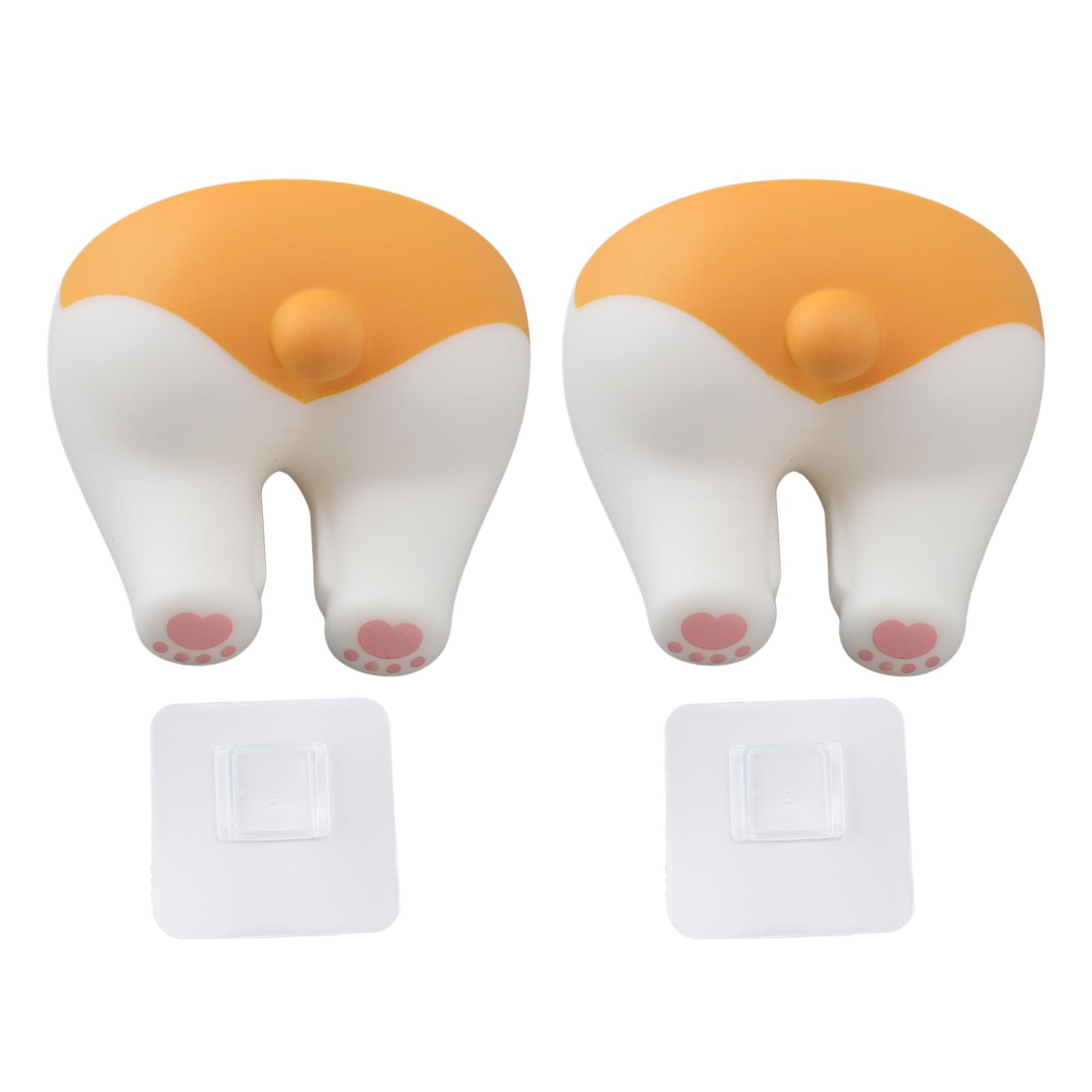 

Мультяшный держатель для зубных щеток в виде животных, милый настенный держатель для кухни, ванной комнаты, для подвешивания Dog Tail