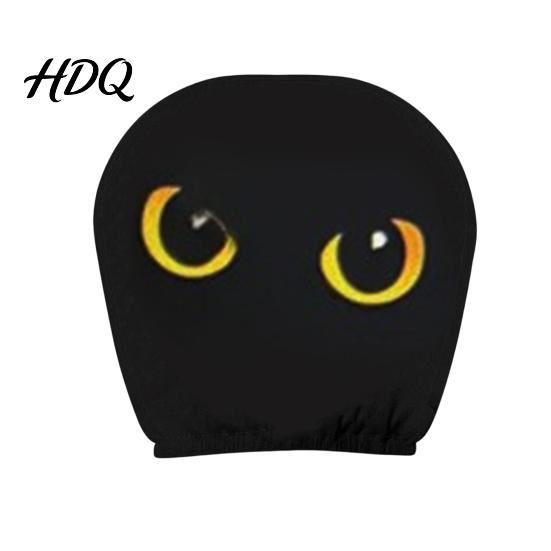 Headrest Cover for SUV Funny Car Covers Spooky Pattern Seat Polyester Protector Protector Universal Breathable Stretchy Interior Accessories