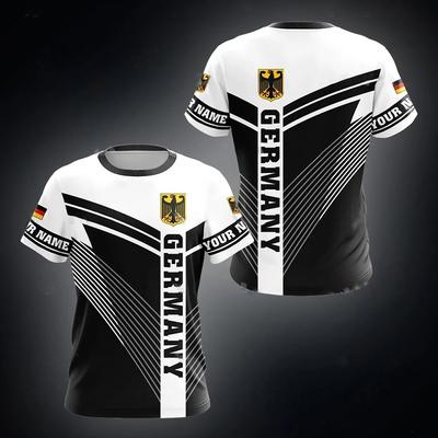 Germany Flag 3d Print T-shirts Men Fashion T-shirt Kids Hip Hop Tops Tees Deutschland Flagge Tshirt Boys Tee Summer Women Tops
