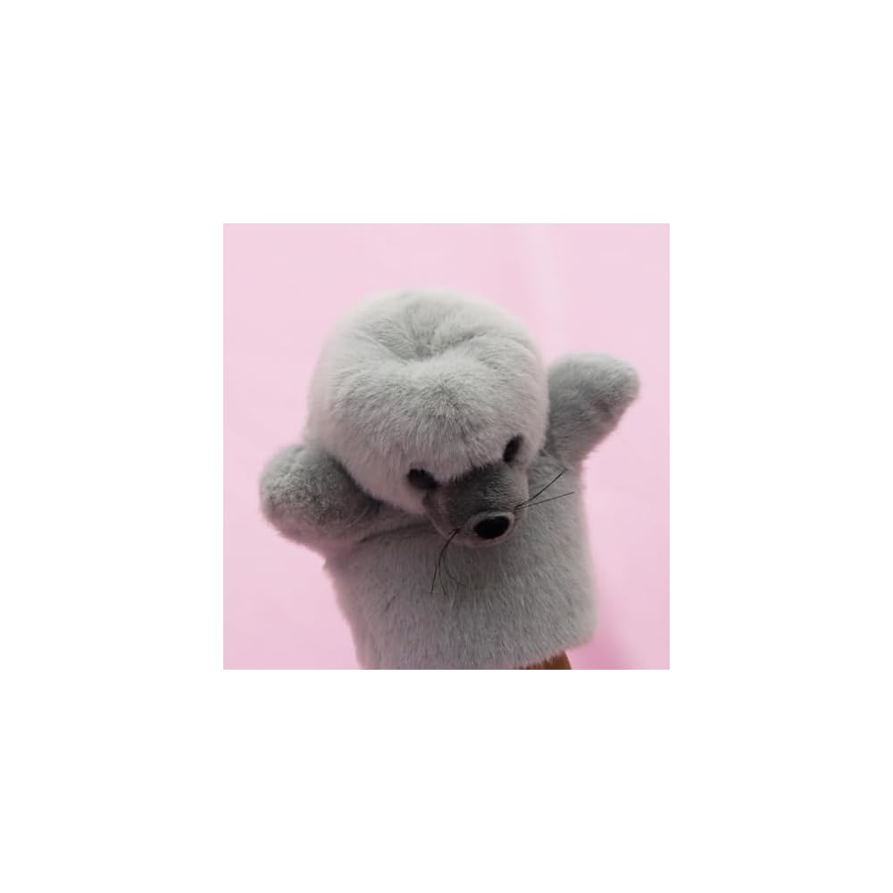 Takeoff Hand Puppet Baby Seal Soft Plush Toy for Kids 30cm