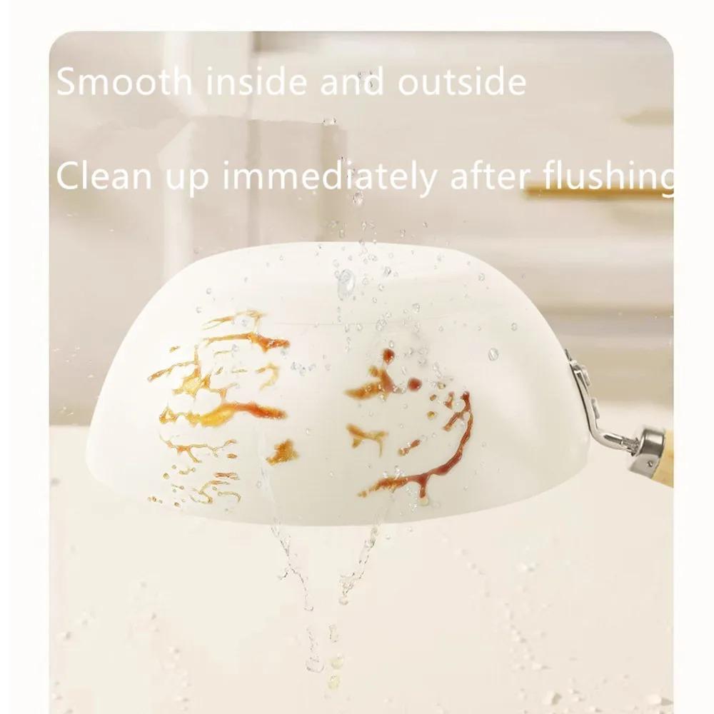 Sartén de cerámica antiadherente, sartén wok, sartén casera para carne, sartén para panqueques, cocina de inducción, estufa de gas, cacerola especial antiadherente