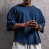 Men Oversize Loose Summer Fitness Short Sleeve T-shirt Sports Casual Tops