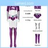 Teen Titans Starfire Cosplay Costume With Spandex Material For Women Anime Role Play