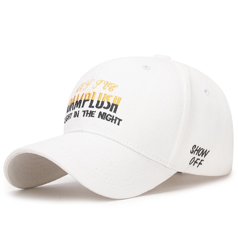 Frühling Sommer Herbst Kappe Baumwolle Brief Stickerei Baseball Kappe für Männer Frauen Paar Sonnenblende Hüte Fischerhut Schirmmütze