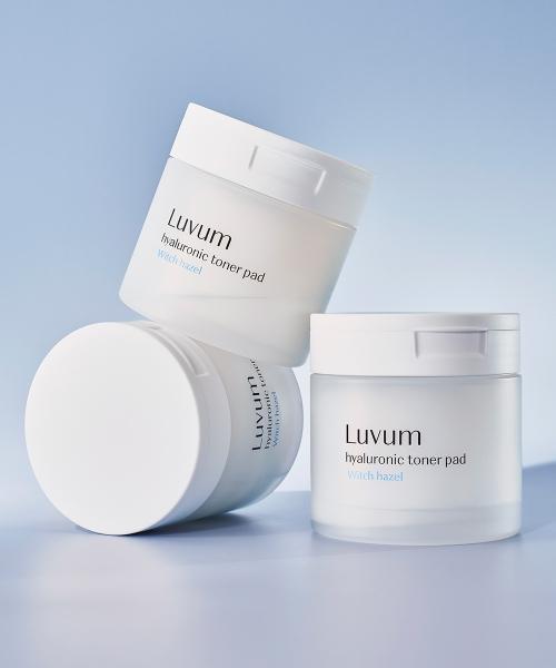 

Luvum Hyaluronic Acid Witch Hazel Toner Pads 60 Sheets 3 Pack NONE
