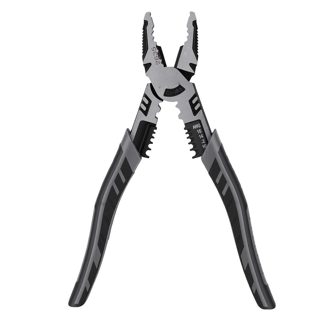 Lineman Plier 8.9 Inch Multi Functional Plier for Wire Stripper Cutter Crimper Winding German Style