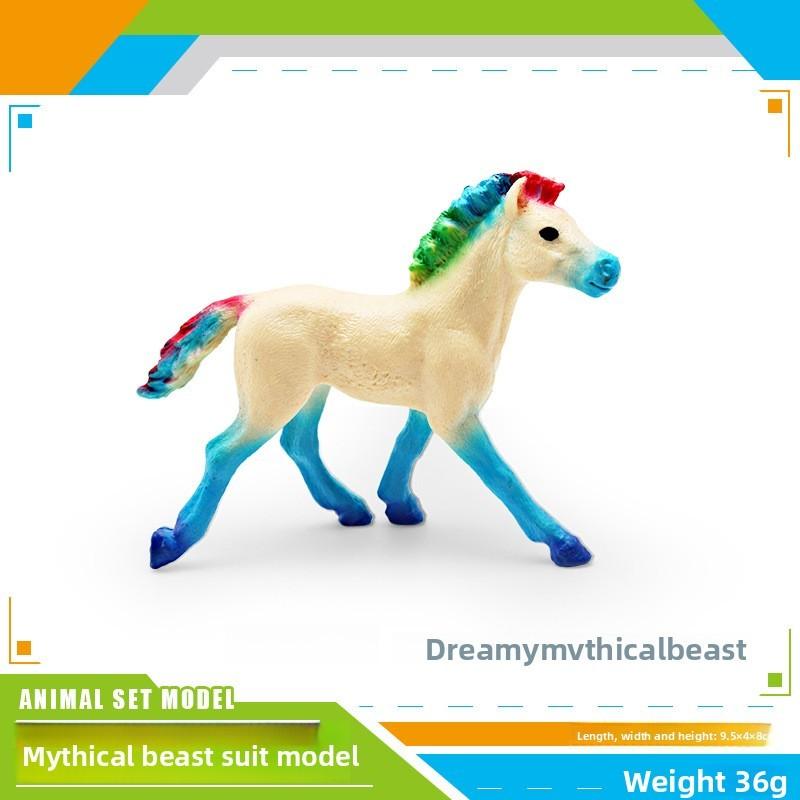 Unicorn Figurine Collectible Pvc Model For Kids Fantasy Animal Decor Play Toy