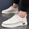 Herren Freizeitsportschuhe 2025 Herbst Outdoor Casual Modetrend Casual Einfarbig Weiße Schuhe Low-Cut Weiche Sneaker 38-44