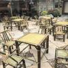 Bamboo Outdoor Table and Chair Set for Courtyard, Balcony, and Homestay Leisure Activities