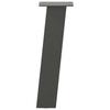 Vidaxl Nogi Do Stolika Kawowego, 4 Szt., Antracyt, 42 Cm, Stal