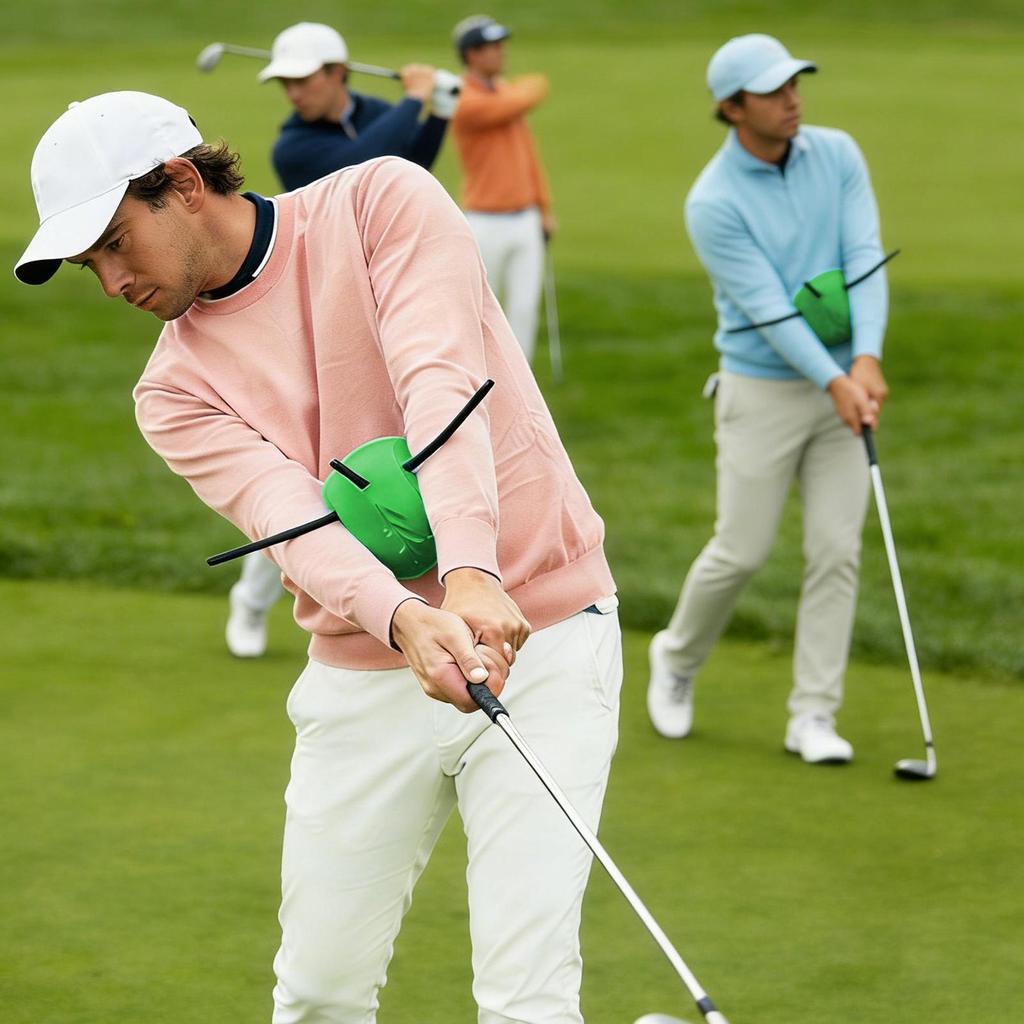 Golf Swing Arm Connector Golf Training Aid Batting Alignment Ball for Men Beginner Athlete Professional Practice Competition