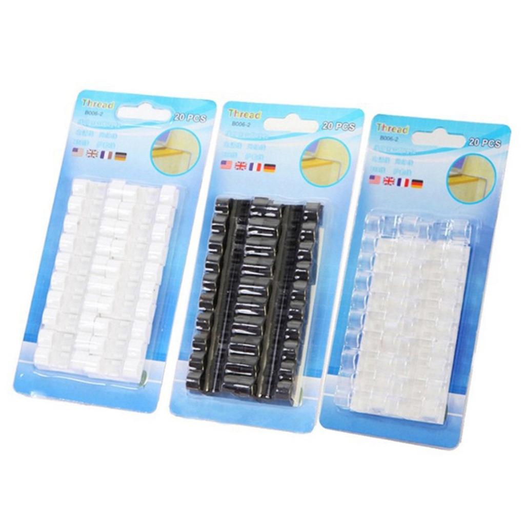 Wire Organizer Fixed Clip Card Network Cable Data Cable Buckle 40PCS