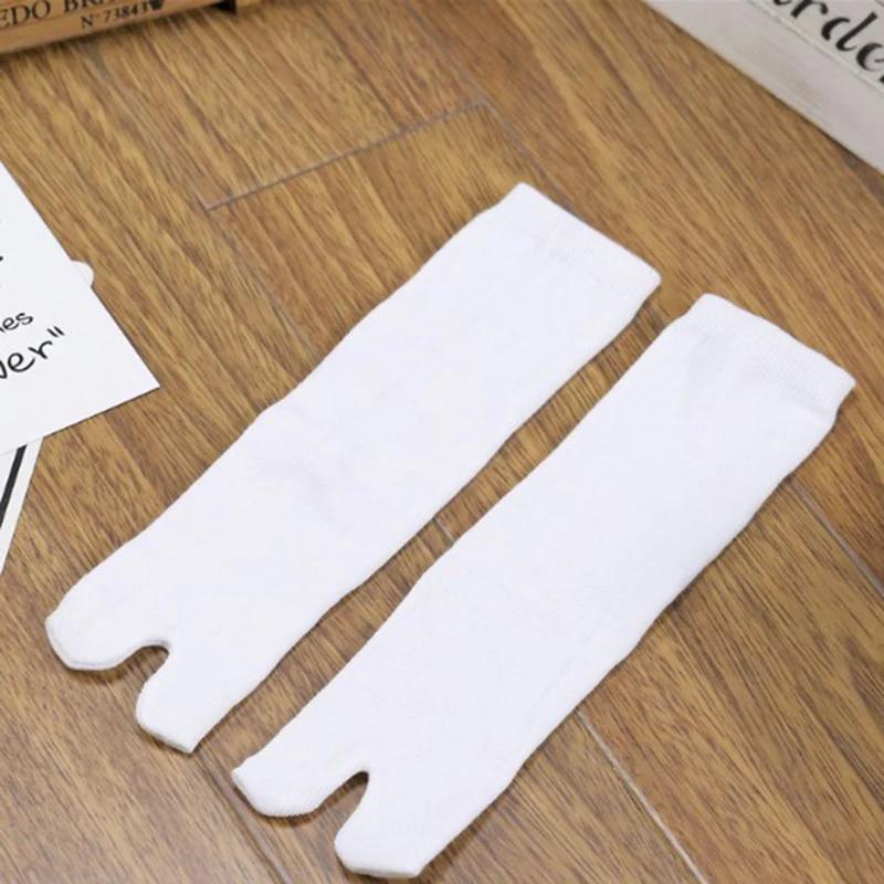 Bamboo  Japanese Men and Women Summer Fiber Two Finger Socks Black Kimono Flip Flop Sandal Split Ninjia White Tabi Toe Socks