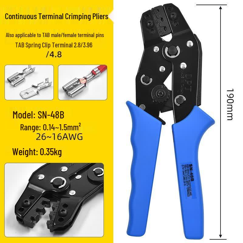 OPT SN-48B Ratchet Terminal Crimping Pliers