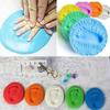 DIY Babypflege Hand Fuß Tintenpad Handabdruck Fußabdruck Fingerabdruck 7 Farben Weich Ton Flauschiger Schaum Zubehör Antistress Kinderspielzeug für Kinder