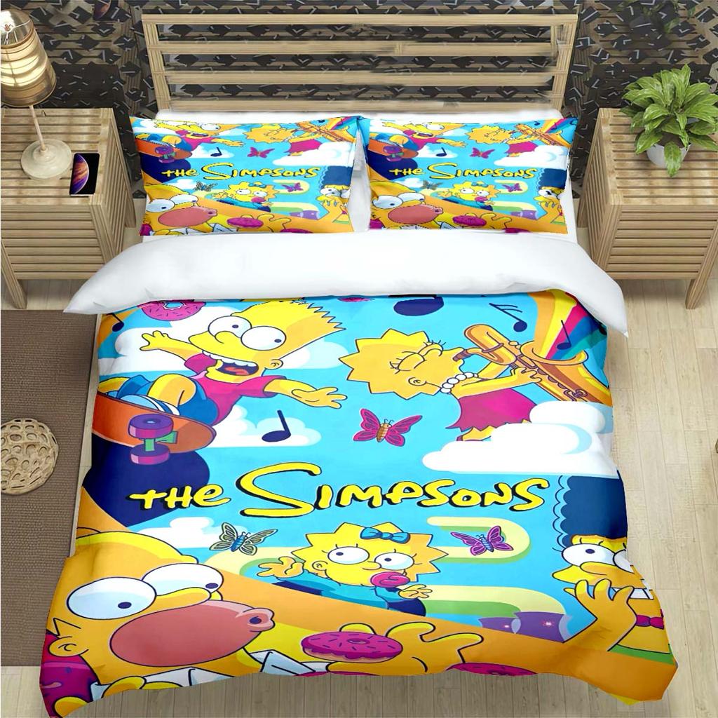 Beliebte Cartoon-TV-Rollen-Druck Bettwäsche-Sets Bettwaren-Set Bettdecken-Set Teens Mädchen Twin Einzel Kind Geschenk