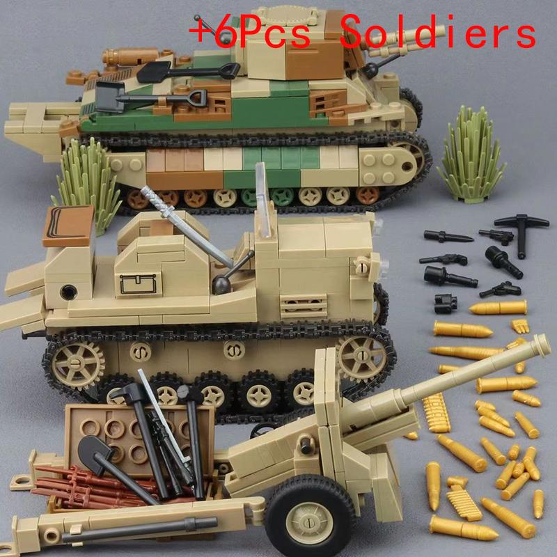 Non-Toxice Militare WW2 Vehicul Blindat Greu Tip 89 92 Tanc de Luptă pe Șenile Armata Armă Blocuri de Construcție Cărămizi Model Clasic Jucării Cadouri Copii