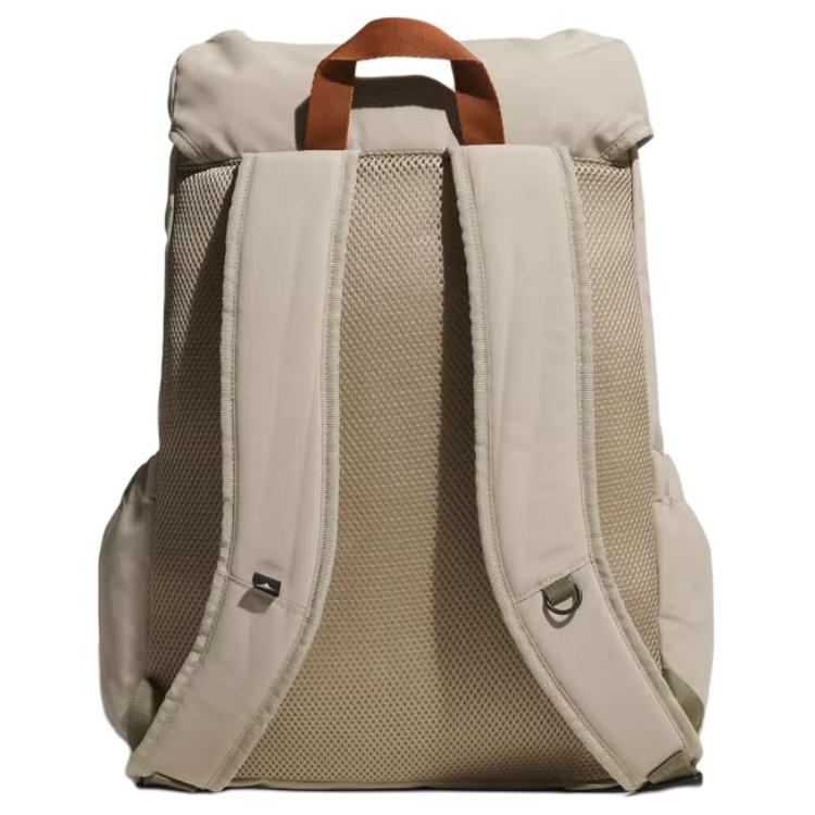 Adidas Polyester Backpack Unisex Light Brown KR5120