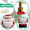 Santa Claus Hand Soap Liquid Dispenser Xmas Decor for Kitchen Vanity Dorm