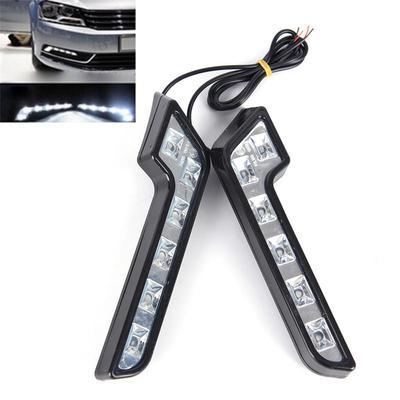 2 luces LED superbrillantes para conducción diurna de coche, antiniebla, 12 V, DRL