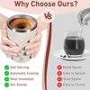 Self Stirring Coffee Mug Magnetic Stirring Mug Electric Shake Bottle 350ml Portable Protein Powder Shaker for Coffee Milk Cocoa