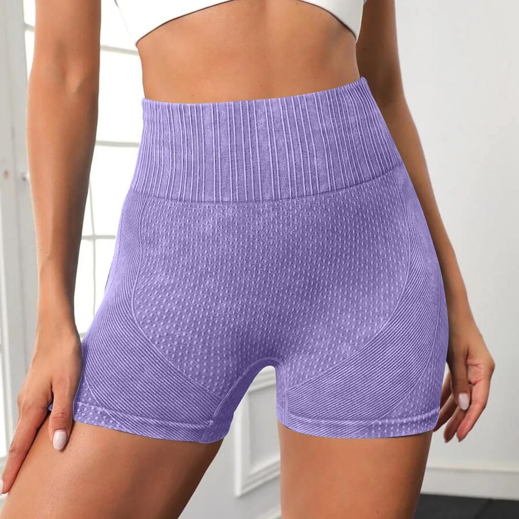 Workout Butt Lifting Shorts For Women High Waisted Seamless Gym Yoga Booty Shorts