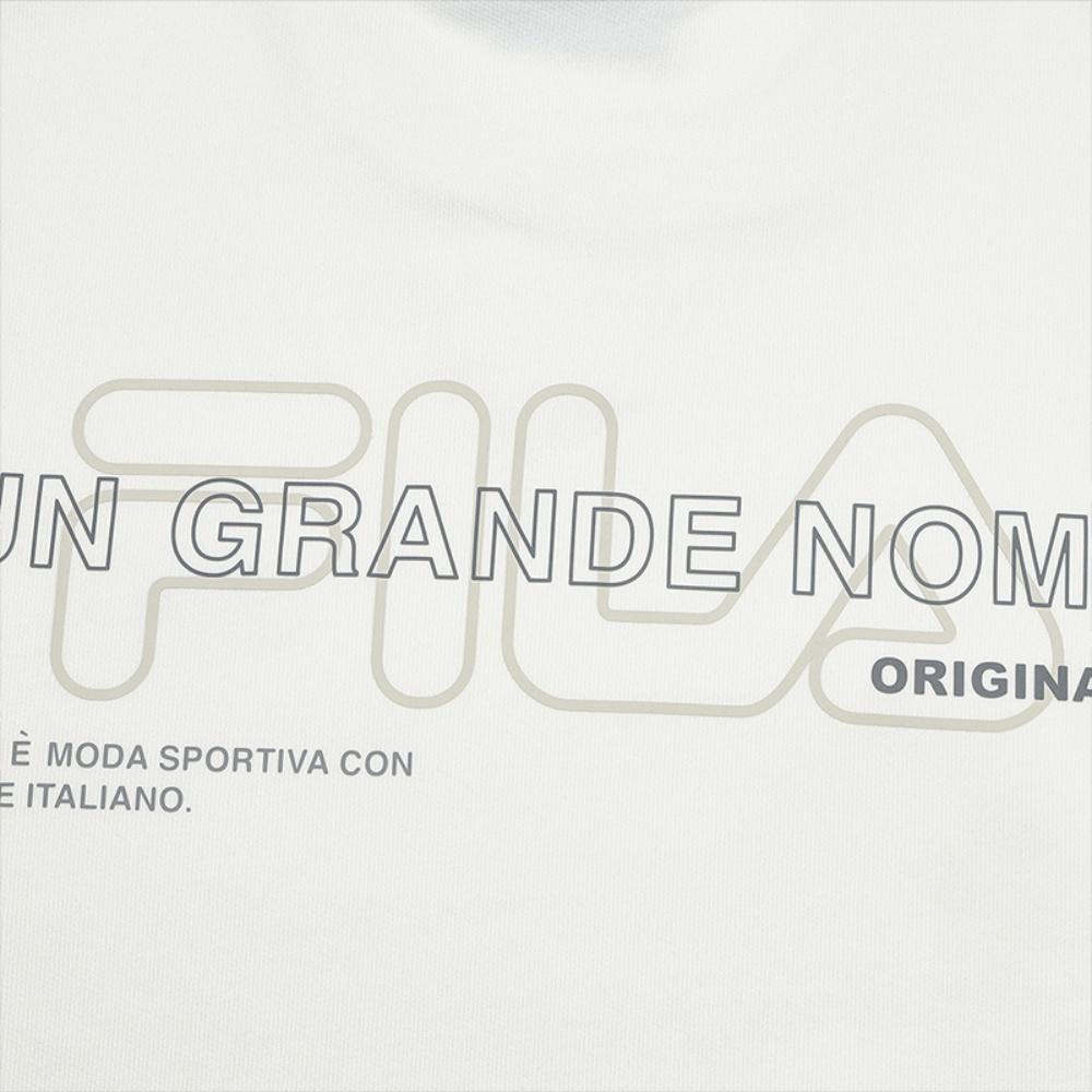 New FILA ORIGINALE Sweatshirt Men's Cloud Peak White F11M549212FIV